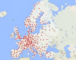 Previsión de Supercharger en Europa