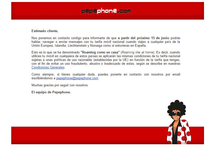 roaming gratis en pepephone 2017