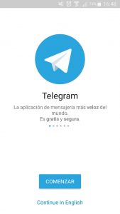 instalar telegram android
