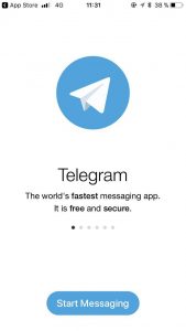 instalar telegram iOS