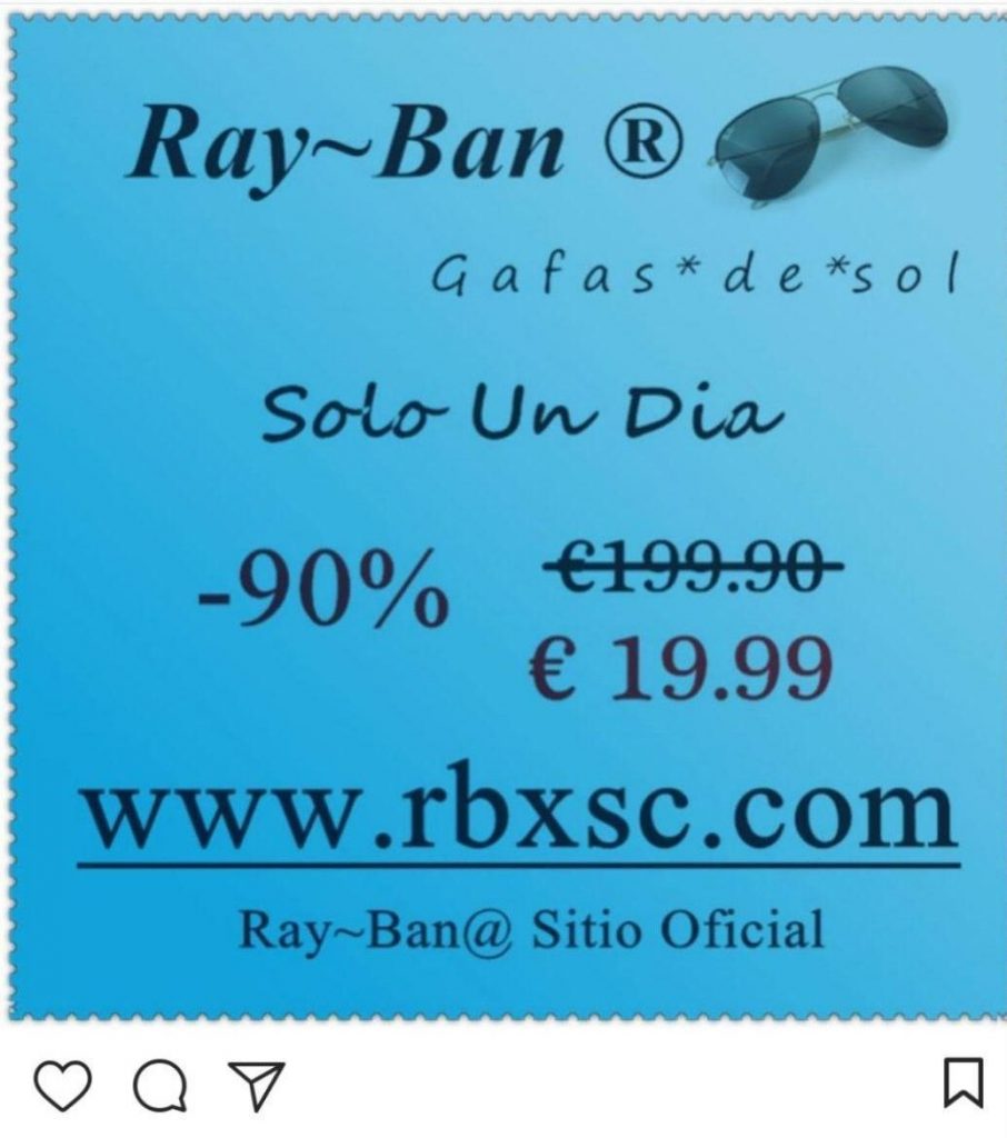 Ray-Ban por 20 euros