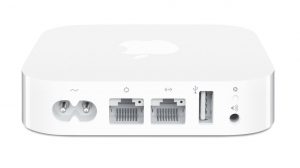 Airport express conexiones Apple Airport express design connections back