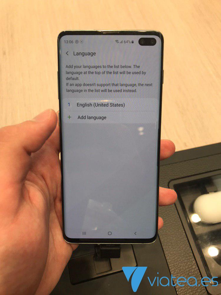 Añadir idioma Samsung Galaxy S10
