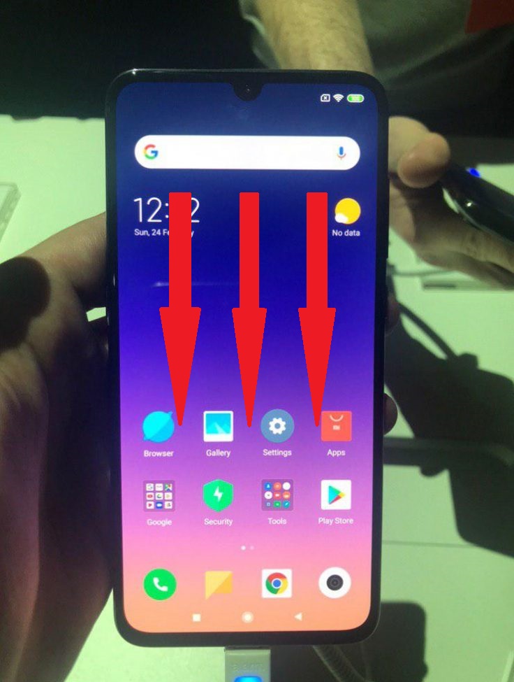 cómo hacer capturas de pantalla con el Xiaomi Mi 9