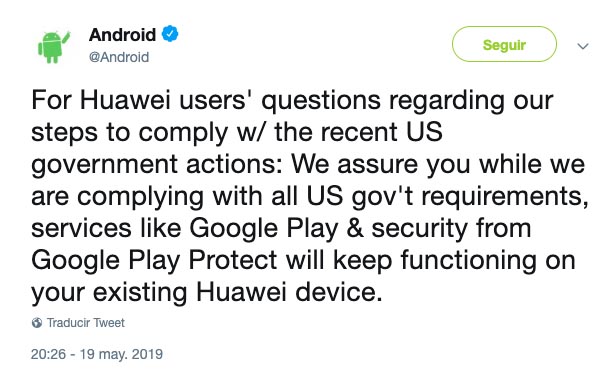 Google Huawei rompen relaciones