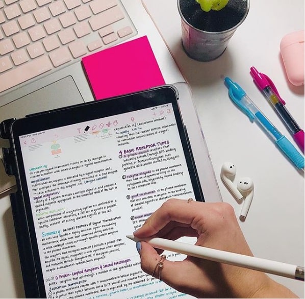Notas en Notability, la mejor aplicación para tomar notas en el iPad con el Apple Pencil
