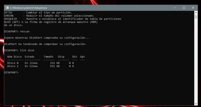 Error 'Se ha especificado un dispositivo que no existe' ¿Qué hacer?