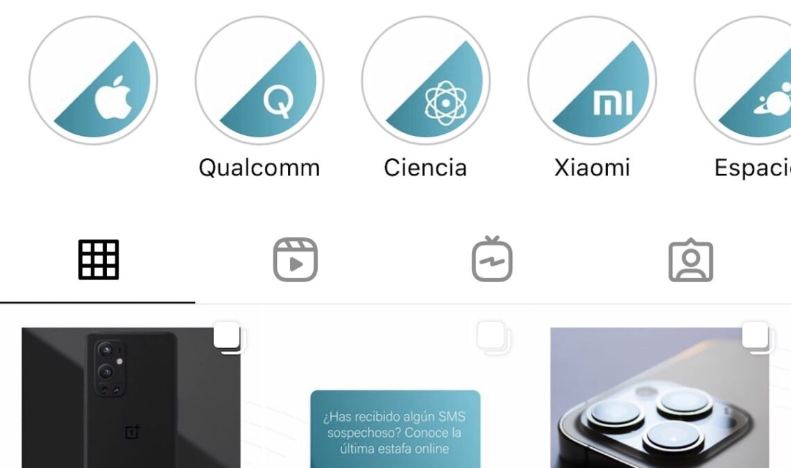Espacio En Blanco Para Historias Destacadas