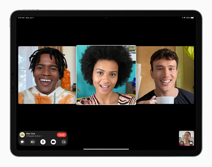 iPadOS 15: FaceTime y SharePlay.