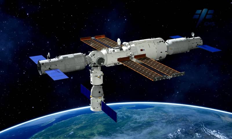 estacion espacial de los astronautas chinos vuelven a la tierra