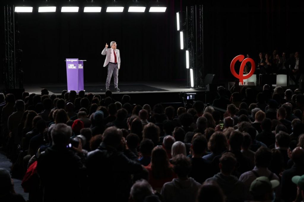 Holgoramas en política por Mélenchon