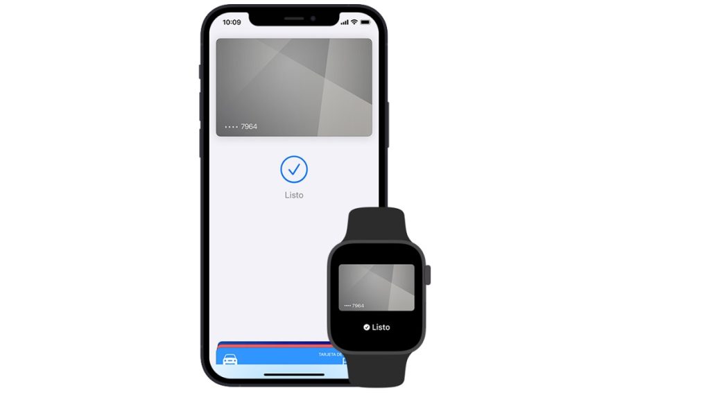 Apple Pay en móvil y Apple Watch