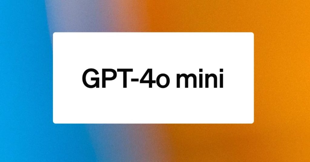gpt 4o mini