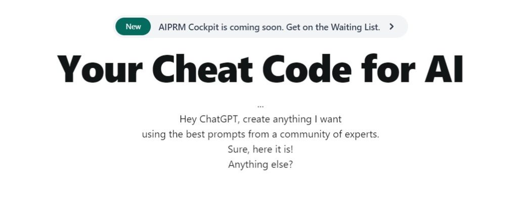Cómo crear prompts o instrucciones para la IA - AIPRM