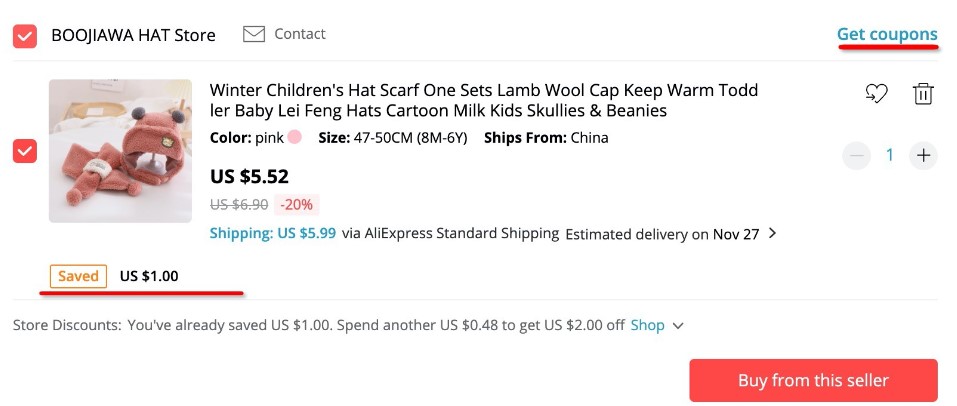 Cómo obtener cupones y descuentos AliExpress