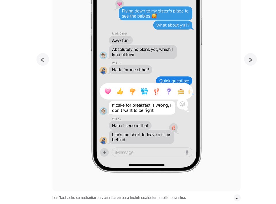 Apple lanza iOS 18 ia - mensajes