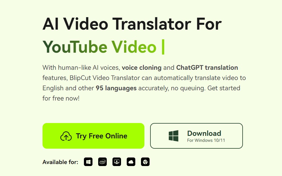 Cómo traducir videos con IA - BlipCut AI