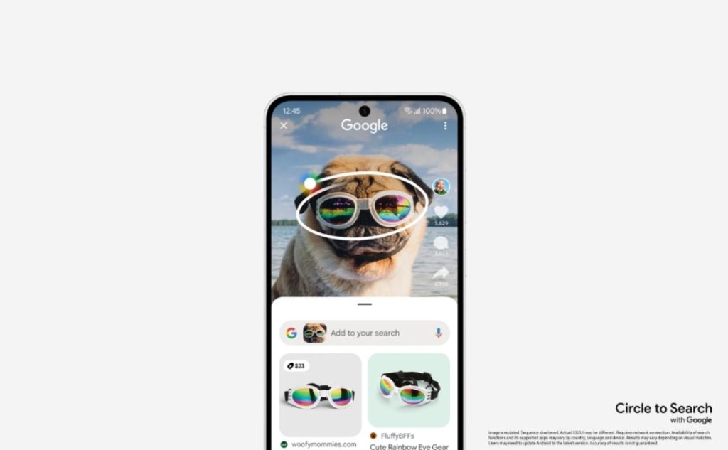 Samsung galaxy s24 fe - ai -ia - search - google