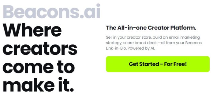 Cómo crear una web con IA: Conoce la plataforma de Beacons
