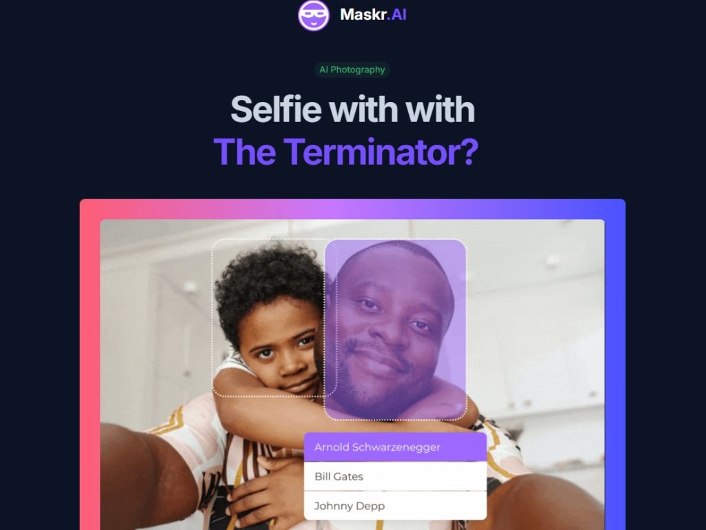 Cómo conseguir un look de celebridad en mis fotos con IA - Maskr.AI
