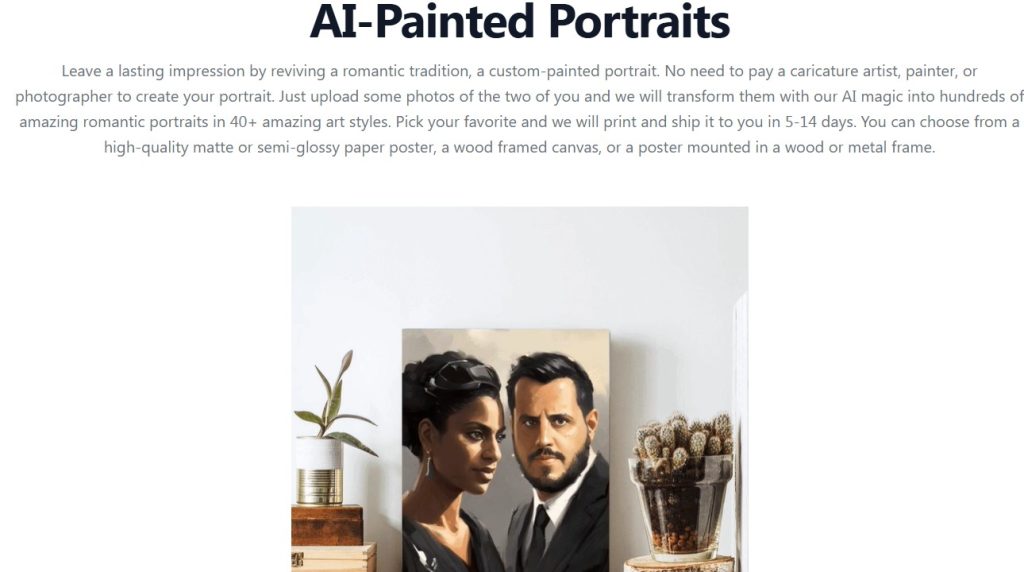 Cómo crear retratos de parejas con IA - Cómo usar Imajinn AI