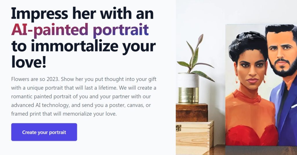 Cómo crear retratos de parejas con IA - Imajinn AI
