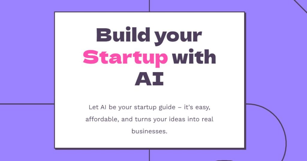 Cómo crear una Startup con IA - Startup studio AI