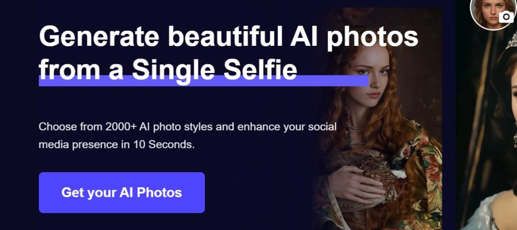 Cómo generar fotos con IA - 1PhotoAI