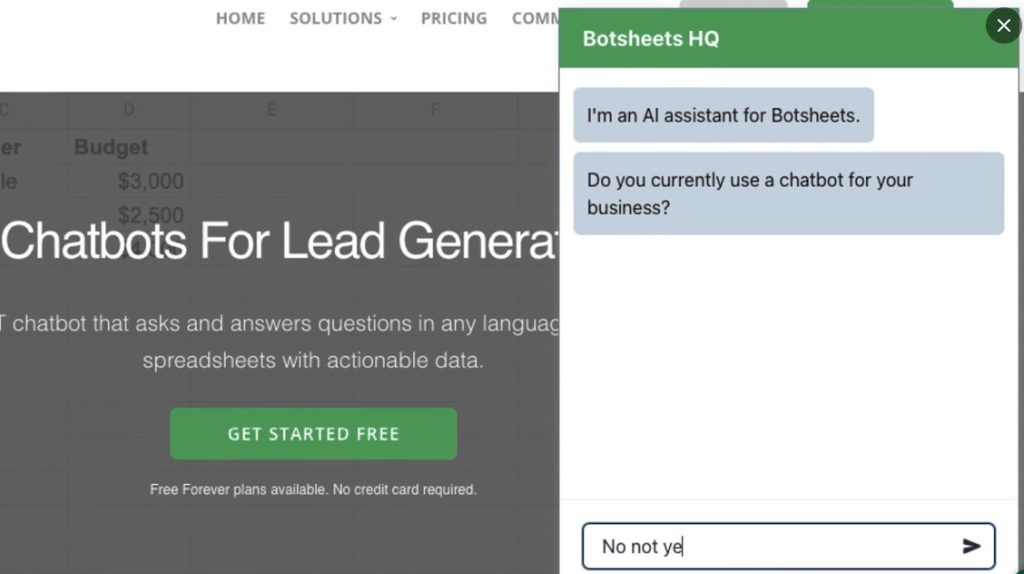 Cómo crear chatbots de IA para Google Sheets - Cómo usar Botsheets