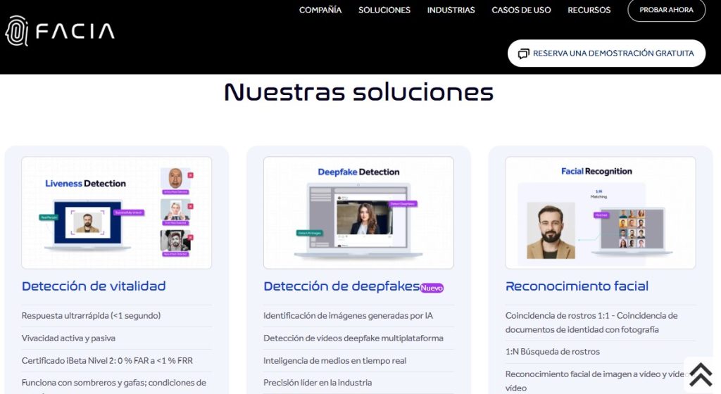 Cómo detectar deepfakes - Cómo usar Facia