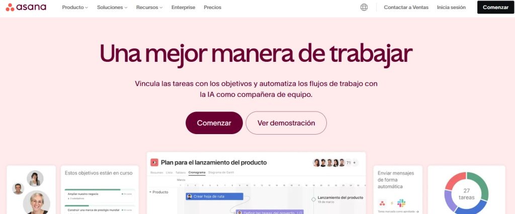 Cómo automatizar flujos de trabajo con IA - Asana