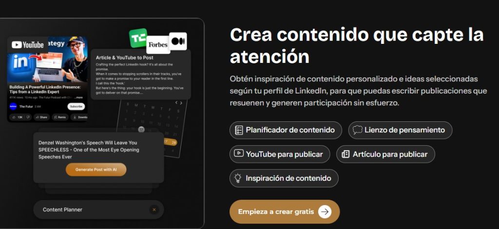 Cómo crear contenido para LinkedIn con IA - Cómo usar SocialSense