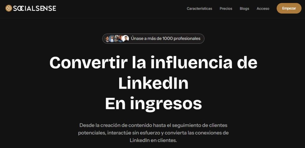 Cómo crear contenido para LinkedIn con IA - SocialSense