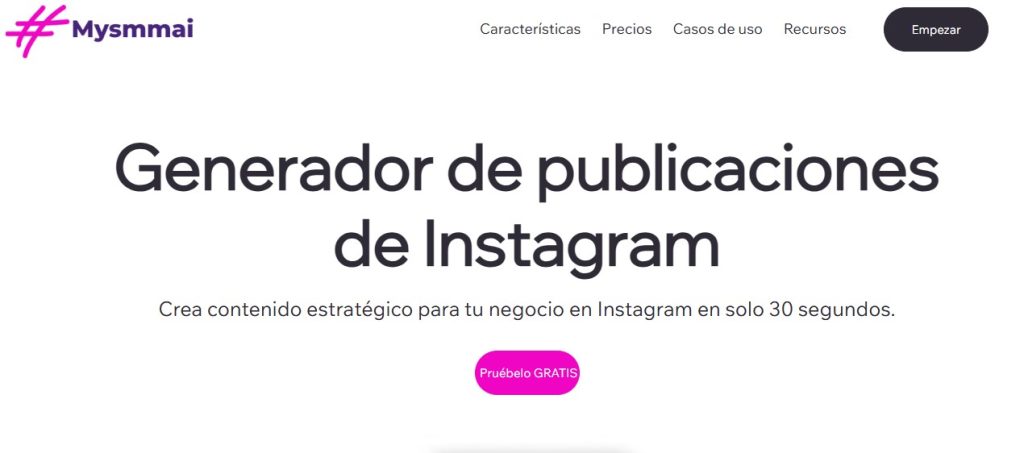 Cómo crear publicaciones en Instagram con IA - Mysmmai
