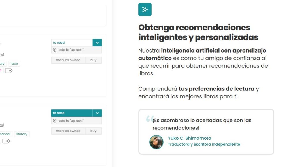 Cómo obtener recomendaciones personalizadas de libros por IA