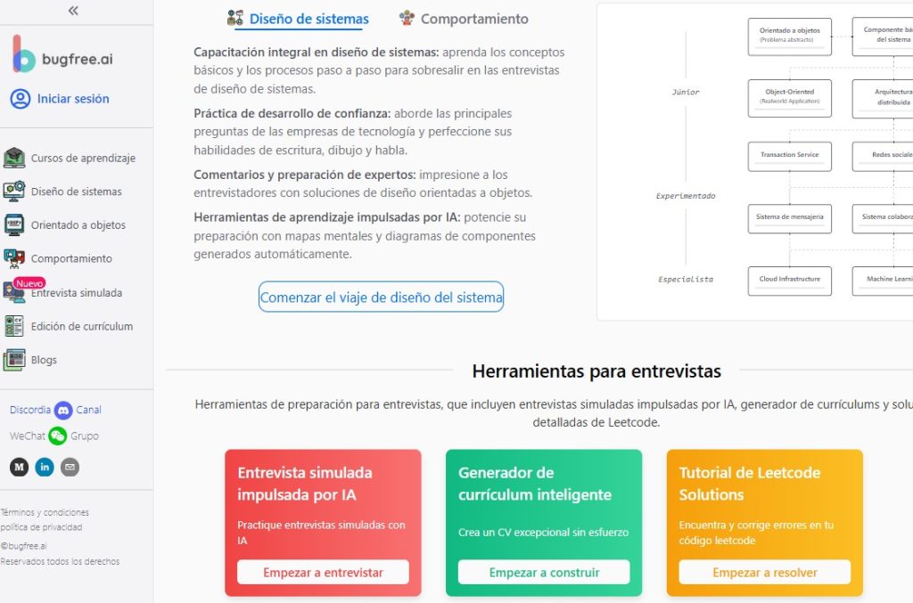 Cómo participar en entrevistas simuladas con IA sobre diseño de sistemas