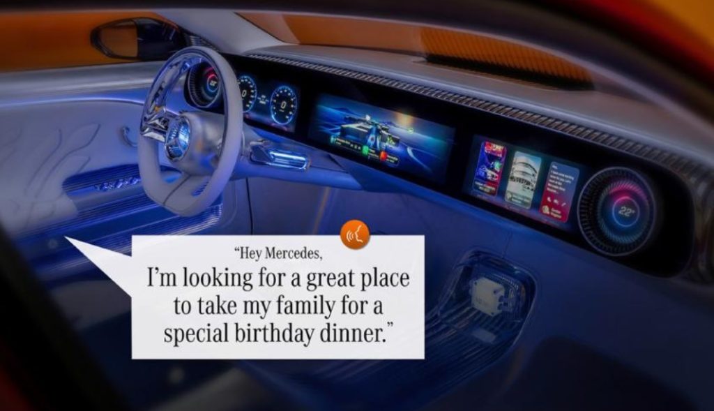 Mercedes-Benz - asistente virtual - IA de Google