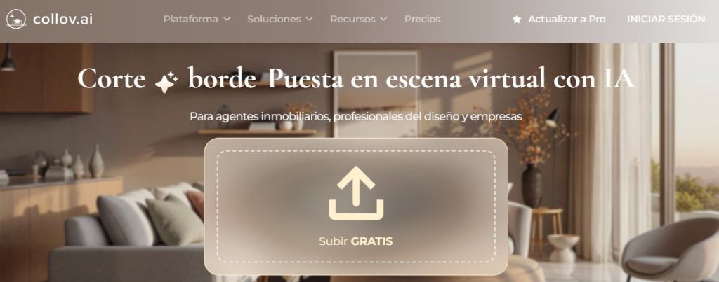 Cómo crear diseños de interiores con IA - Collov