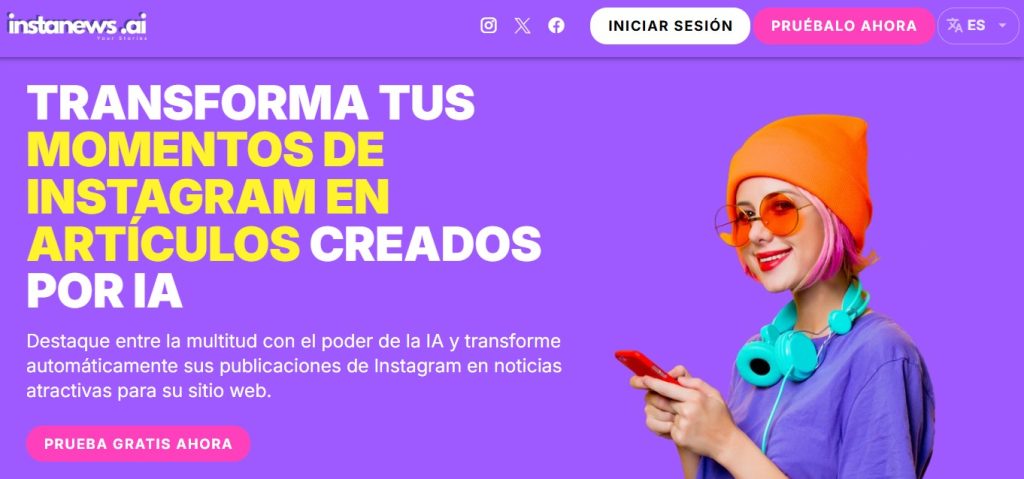 Cómo generar artículos con IA a partir de post de Instagram - Instanews