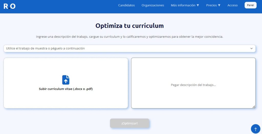 Cómo mejorar mi currículum vitae con IA - Cómo usar ResumeOptimizerPro