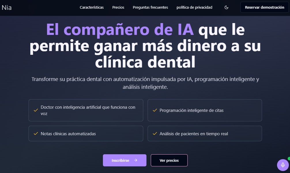 Cómo usar un asistente de IA para mi clínica dental - Nia AI