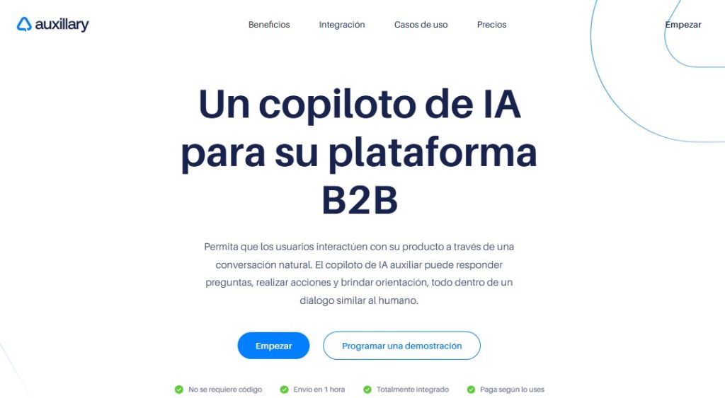 Cómo utilizar un copiloto de IA auxiliar - Auxillary