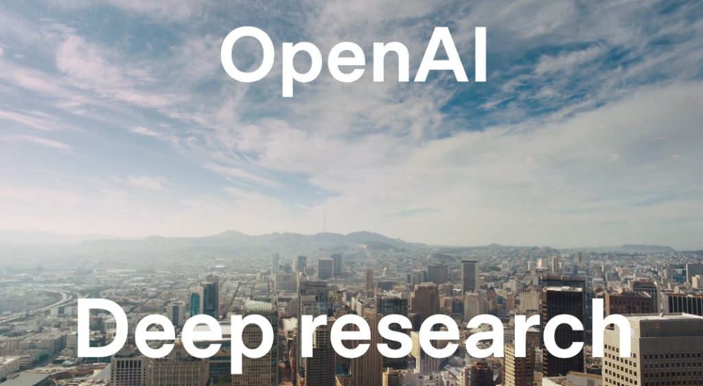 deep research - openai