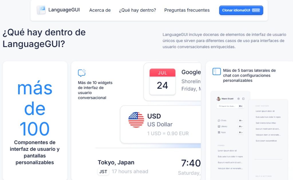 Cómo crear interfaces de IA - Cómo usar LanguageGUI