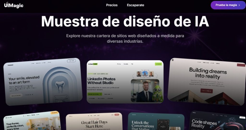 Cómo diseñar una web con IA - Cómo usar UiMagic