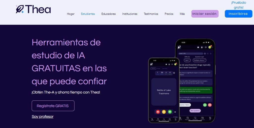 Cómo estudiar y practicar con IA - Thea