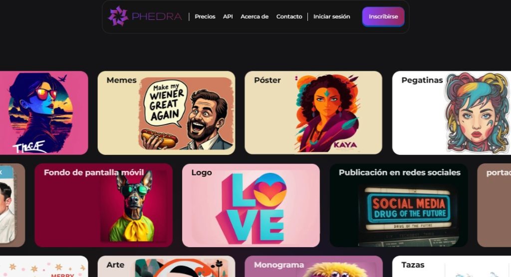 Cómo generar imágenes con IA - Cómo usar Phedra