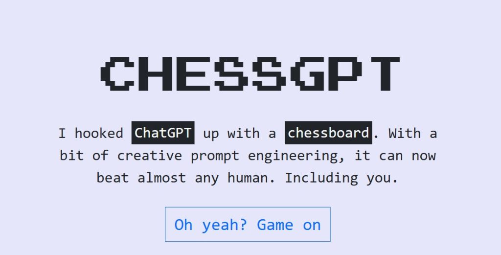 Cómo jugar ajedrez contra la IA - ChessGPT