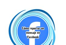 Cómo reportar un mensaje en Facebook