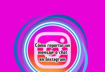 Cómo reportar un mensaje o chat en Instagram